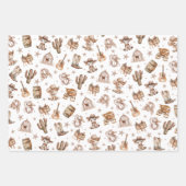 Wild West Rodeo Cowboy Inpakpapier Vel (Voorkant 2)
