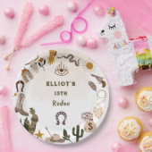 Wild West rodeo cowboy Papieren Bordje (Feest)