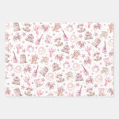 Wild West Rodeo Cowgirl Inpakpapier Vel (Voorkant 3)