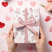 Wild West Rodeo Cowgirl Inpakpapier Vel