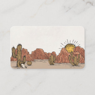 Wild West Rodeo plaats kaart verjaardag of baby sh Plaatskaartje