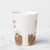 Wild West Rodeo Verjaardagsfeest of Baby shower Papieren Bekers (Rechts)