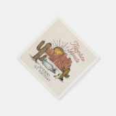 Wild West Rodeo Verjaardagsfeest Servet (Hoek)