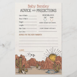 Wild West Rodeo voorspelt advies voor baby shower