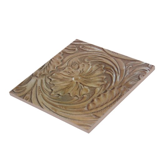 Wild West Roos Tegeltje (Zijkant)