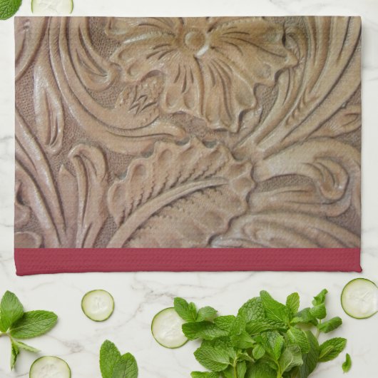 Wild West Roos Theedoek (Gevouwen)