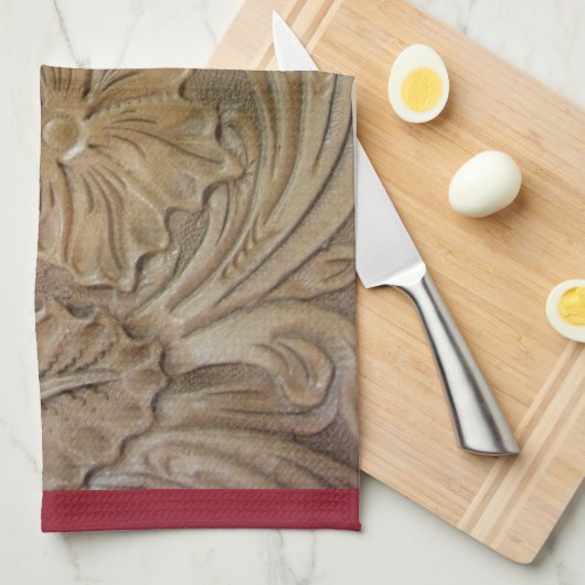 Wild West Roos Theedoek (Quarter Fold)