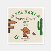 Wild West Rustieke Cowboy Western Party