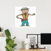 Wild West Sheriff Poster (Thuiskantoor)