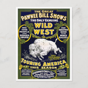 Wild West Show, 1903 Briefkaart