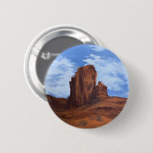 Wild West Skies Knop Ronde Button 5,7 Cm (Voorkant /achterkant)
