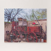 Wild West Stage Coach Puzzle Legpuzzel (Horizontaal)