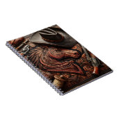 Wild West Stilleven: Cowboy Pet, Pistool en meer Notitieboek (Rechterzijde)