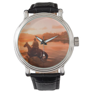 Wild West Sunset for Watches Horloge