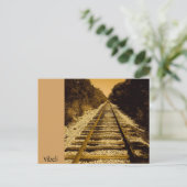 Wild West Train Track Post Card van Vibeli Briefkaart (Staand voorkant)
