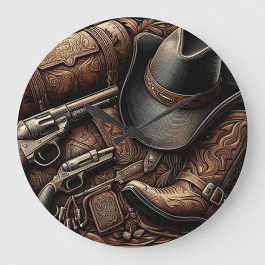 Wild West Treasures Grote Klok (Voorkant)