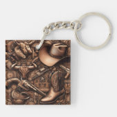 Wild West Treasures Sleutelhanger (Achterkant)