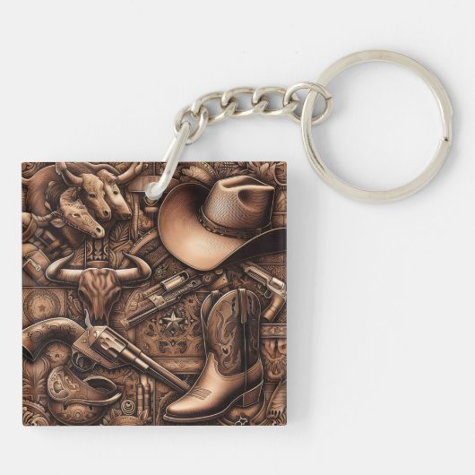 Wild West Treasures Sleutelhanger (Achterkant)