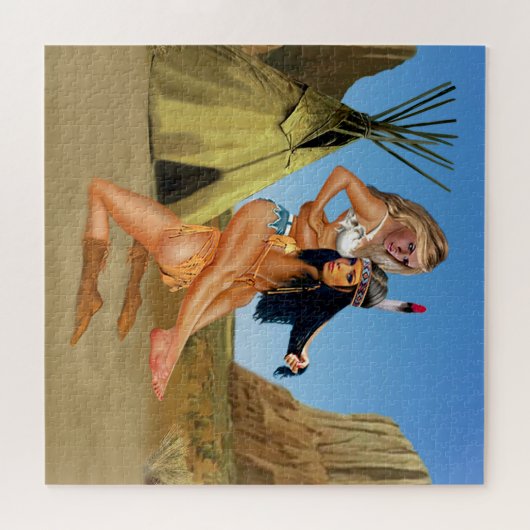 WILD WEST-UITDAGING LEGPUZZEL (Horizontaal)