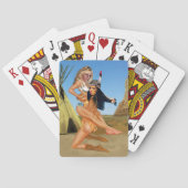WILD WEST-UITDAGING POKERKAARTEN (Achterkant)