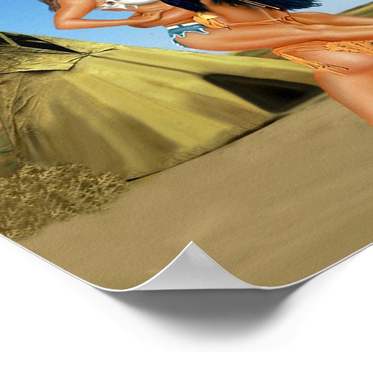 WILD WEST-UITDAGING POSTER (Hoek)