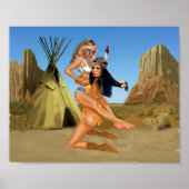 WILD WEST-UITDAGING POSTER (Voorkant)