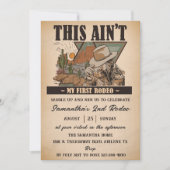 Wild West Verjaardag Western Cowboy Verjaardag Kaart (Voorkant)