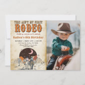 Wild West Verjaardag Western Cowboy Verjaardag Kaart (Voorkant)