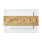 WILD WEST WANT Envelope Wrap Band Uitnodigingen Wikkel (Voorkant Voorbeeld)