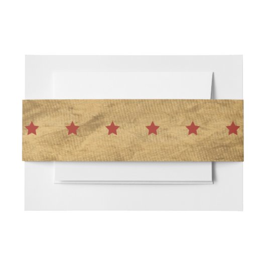 WILD WEST WANT Envelope Wrap Band Uitnodigingen Wikkel (Voorkant Voorbeeld)