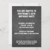 Wild West Wanted Poster verjaardagsfeestje Kaart (Achterkant)