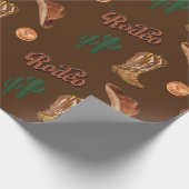 Wild west western cowboy bruin inpakpapier (Hoek)