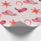 Wild west western cowboy bruin inpakpapier (Hoek)