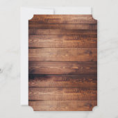 Wild West Western Cowboy eerste verjaardag Kaart (Achterkant)