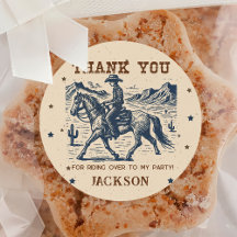 Wild West Western Cowboy Verjaardagsfeestje Sticke