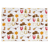 Wild West Western Land Rodeo Alle leeftijden Verja Groot Cadeauzakje (Achterkant)