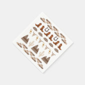 Wild West Western Rodeo Cowboy Birthday Party Servet (Hoek)