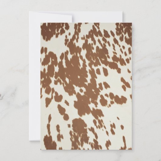 Wild West Westerne Cowboy 7e verjaardag Kaart (Achterkant)