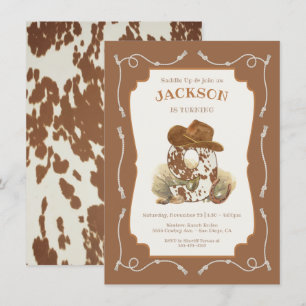 Wild West Westerne Cowboy 9e verjaardag Kaart