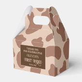 Wild west westerne cowboy verjaardag bedankdoosjes (Voorkant Zijde)