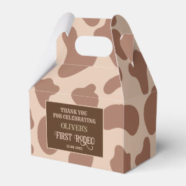 Wild west westerne cowboy verjaardag bedankdoosjes