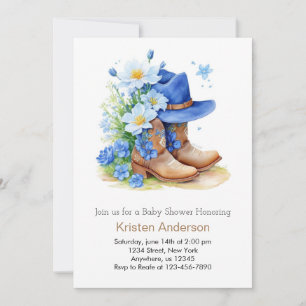 Wild West Whimsy Baby shower Kaart