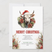 Wild West Yuletide Holiday Greeting Card Feestdagenkaart (Voorkant)