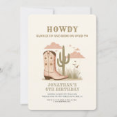 Wild Western Cactus Meisje Verjaardag Kaart (Voorkant)