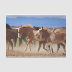 Wild Western Horse Bucking Tissuepapier