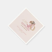 Wild Western Little Cowgirl Baby Shower Party   Servet (Hoek)