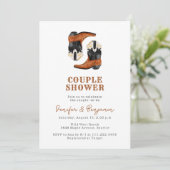 Wild Western paar douchen Kaart (Staand voorkant)