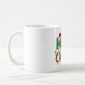 Wild Whimsical Merry Christmas Leopard Print Koffiemok (Links)