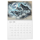 Wild Whispers – Wolves in Pastel Moments Kalender (Mar 2026)