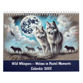 Wild Whispers – Wolves in Pastel Moments Kalender